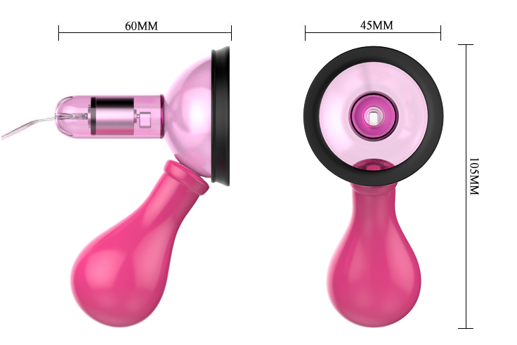 Máy Massage Kích Thích Núm Vú Baile Crazy Beauty 7 Chế Độ Rung Hút Nhũ Hoa Ngực